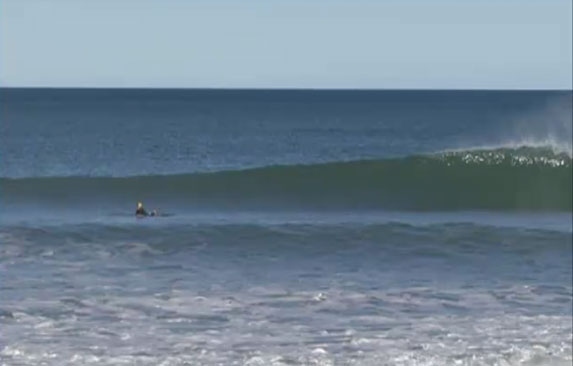 paddling out when surfing