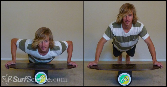 indo board push ups