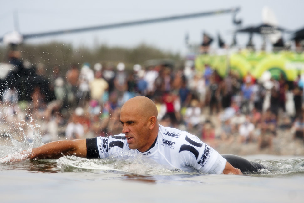 Kelly Slater Paddling