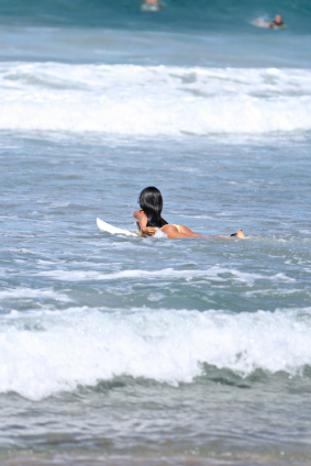 paddling out efficiently