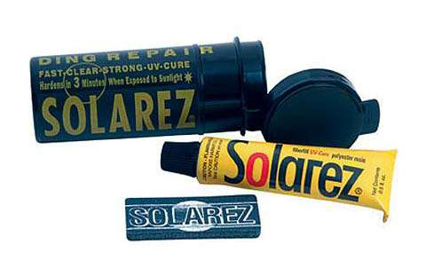 Solarez Sun Curing Fiberfill how to fix surfboard dings