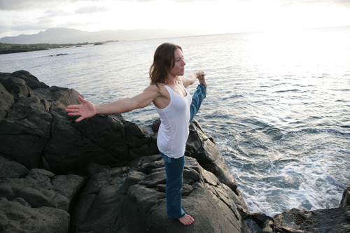 surfing yoga with rochelle ballard